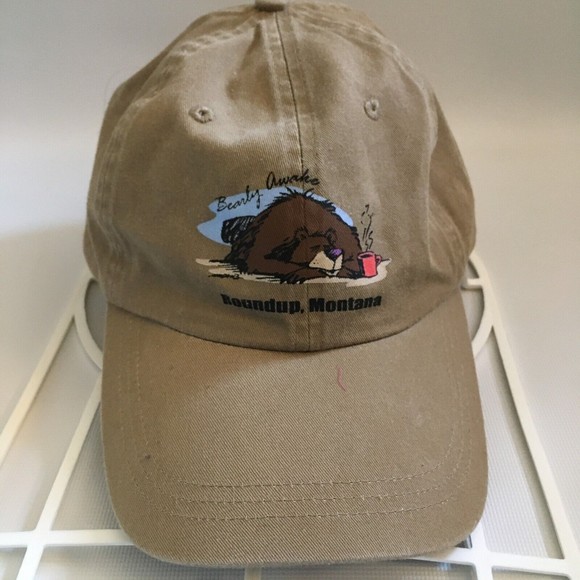 Roundup Montana cap hat Stapback Bear Brown tan - Picture 1 of 6